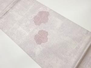 横段に桐模様刺繍袋帯